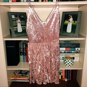 [Forever 21] Crushed velvet romper